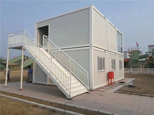 خانه کانتینر ماژولار، دفتر Modbox برای محل ساخت و ساز و کارگران معدن، 40HQ می تواند 17 واحد را بارگیری کند