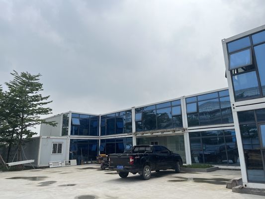 فضای جعبه با قیمت پایین کانتینر فولاد سبک پیش ساخته دفتر کانتینر ماژولار تخت بسته بندی کانتینر خانه 20ft 40ft کانتینر جداکننده