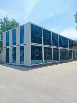 5 اتاق خواب حمل و نقل خانه کانتینری خانه های کانتینری سفارشی با پنل های خورشیدی برای خانه شخصی