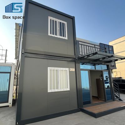 دفتر 20 فوت X 20 فوت دو طبقه با سقف طبقه دار دفتر خانگی و خانه تعطیلات برای استفاده شخصی